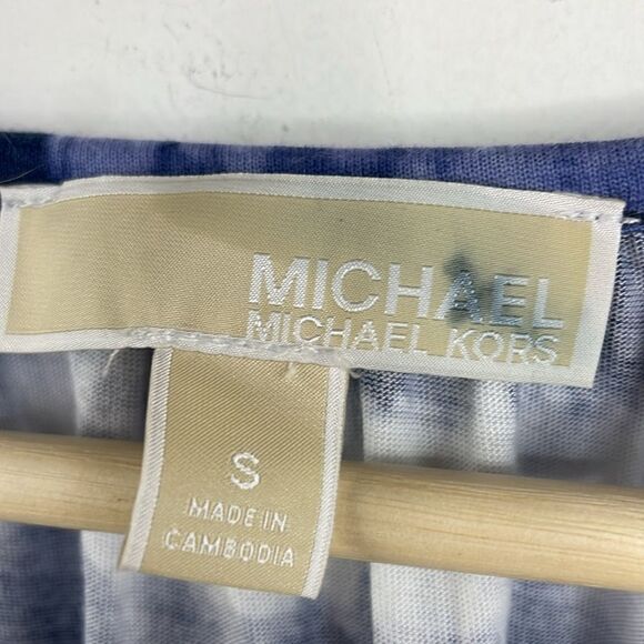 Michael Michael Kors Tie Dye Bell Sleeves w/ Ruffles Pull over round neck Small - Picture 11 of 13
